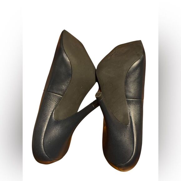 Jeffrey Campbell Women's Natalya Square Toe Pumps Very Dark Navy Blue size 9 - Picture 6 of 8